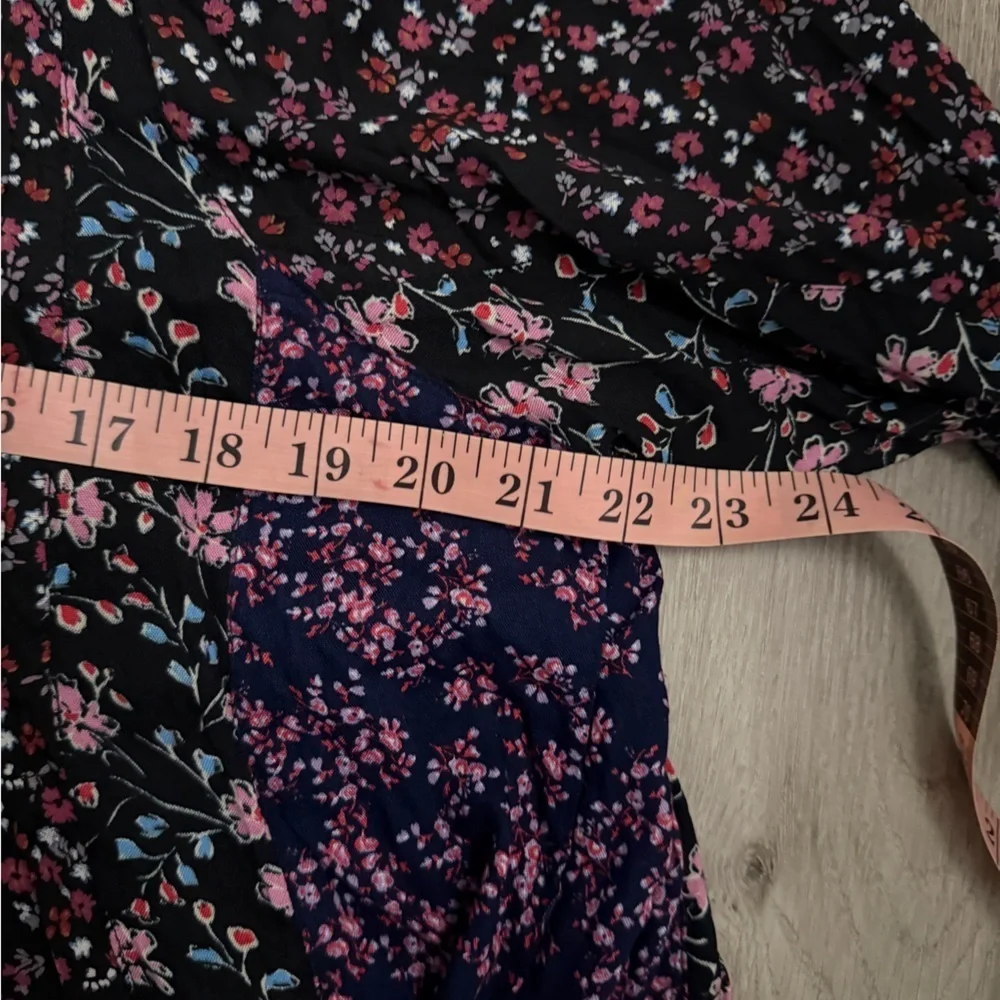 Free People Multicolor Floral Long Sleeve Dress